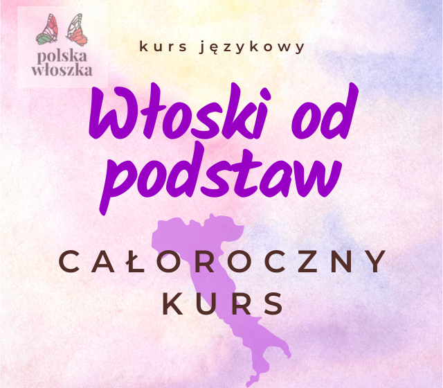 Włoski od podstaw – ROCZNY KURS piątek