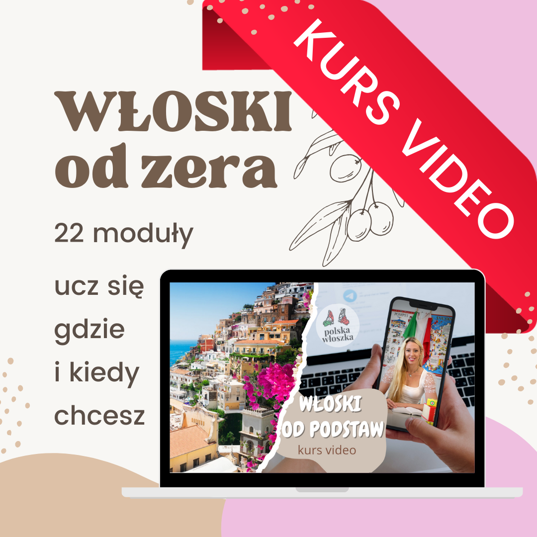 Kurs VIDEO – Włoski od podstaw