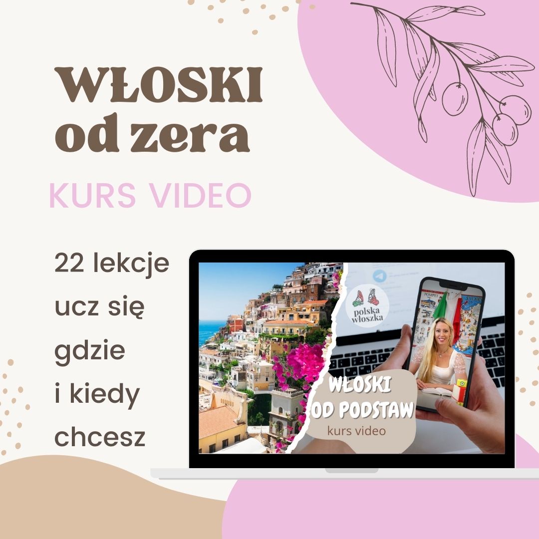Kurs VIDEO – Włoski od podstaw