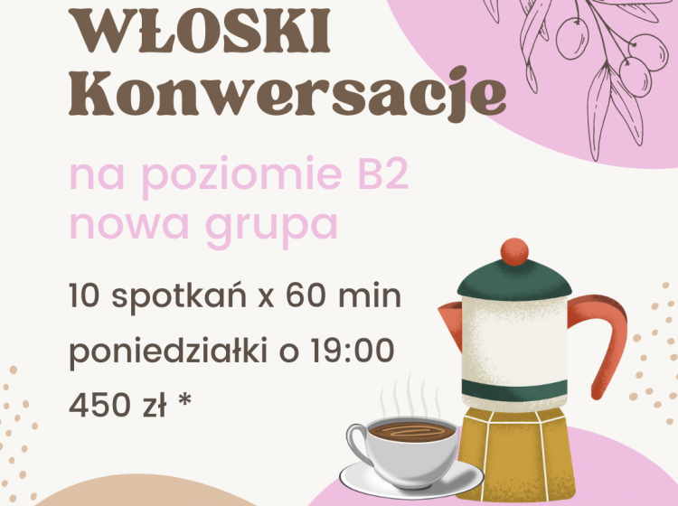 Włoski – Konwersacje B1/B2